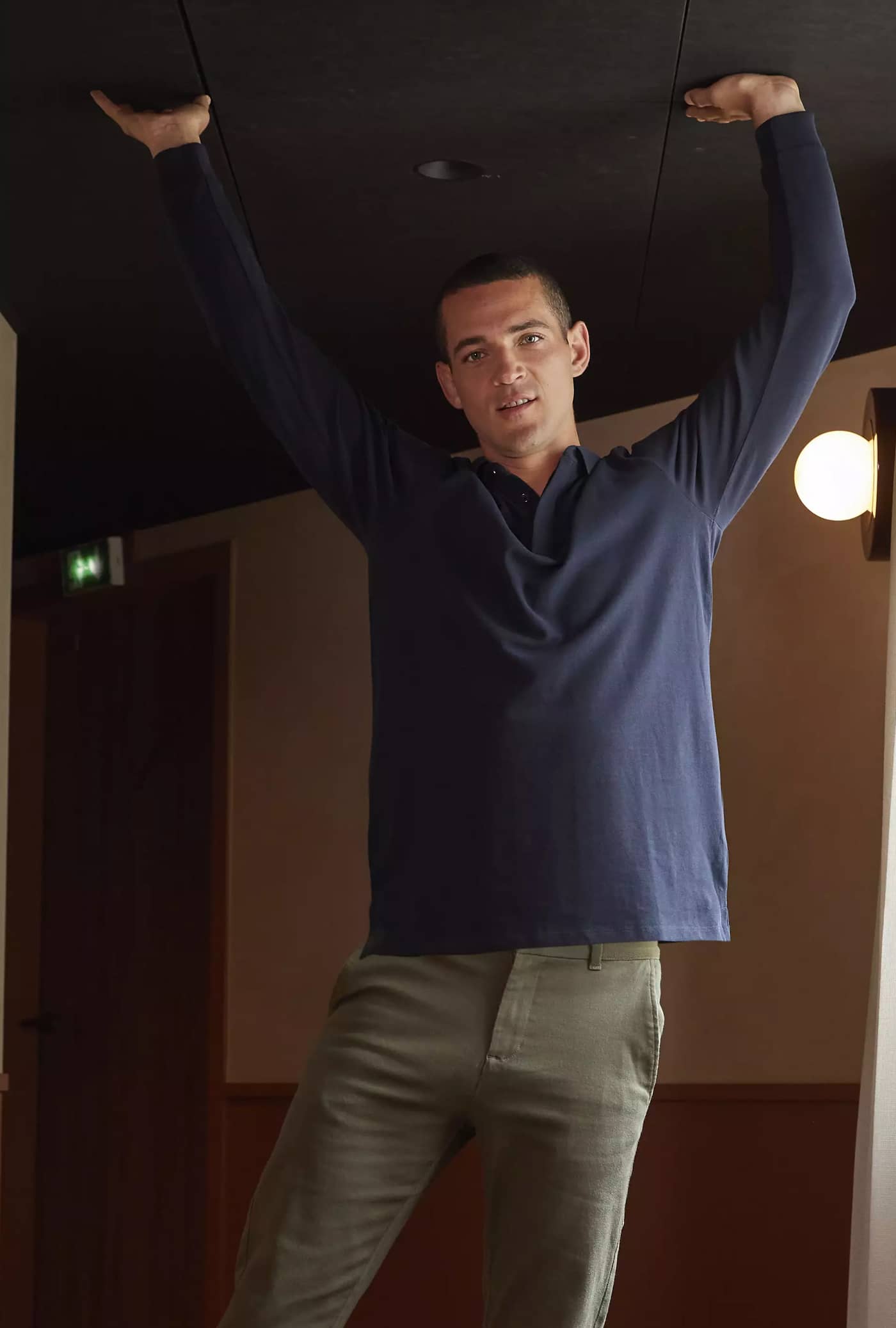 Men´s Long Sleeve Polo Shirt Owen
