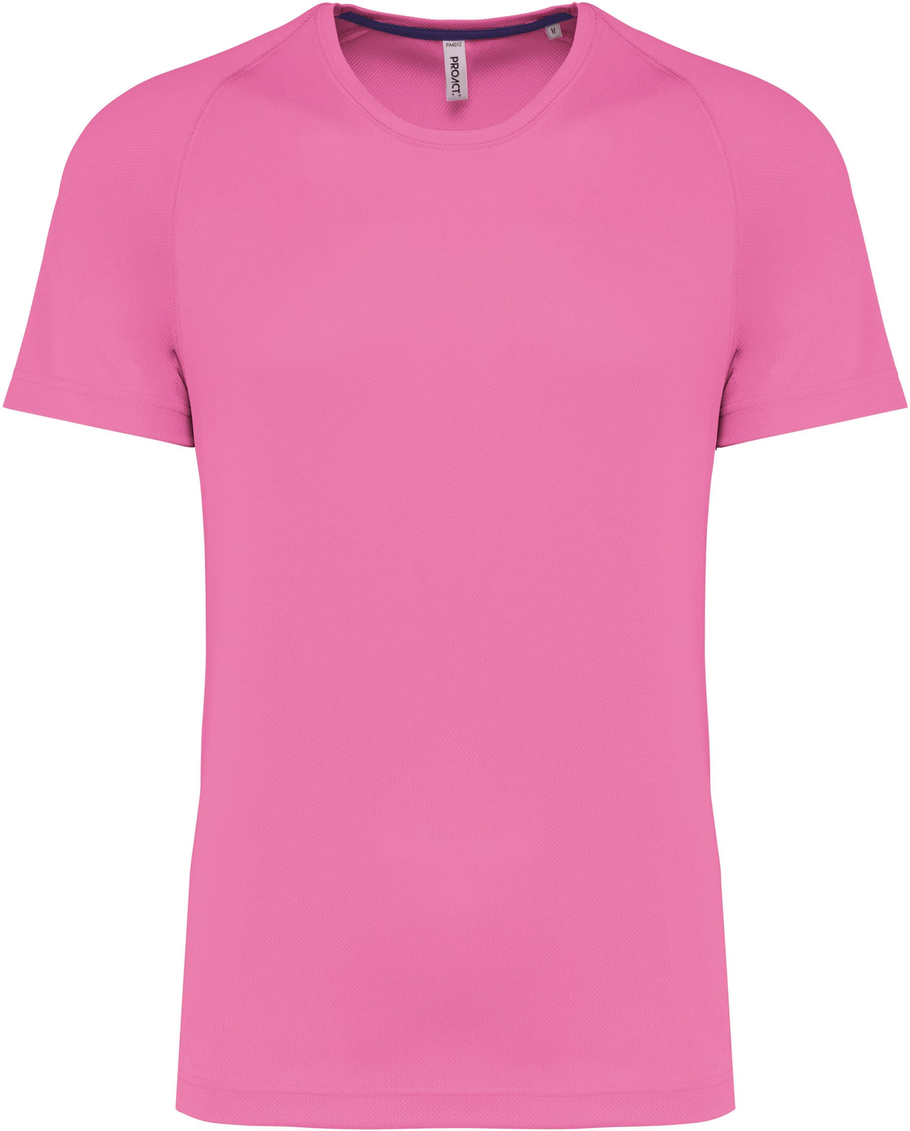 Herren-Sportshirt aus Recyclingmaterial mit Rundhalsausschnitt
