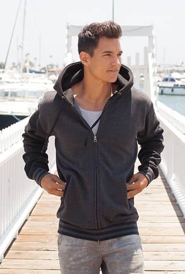 Unisex Heavyweight Varsity Zip Hood