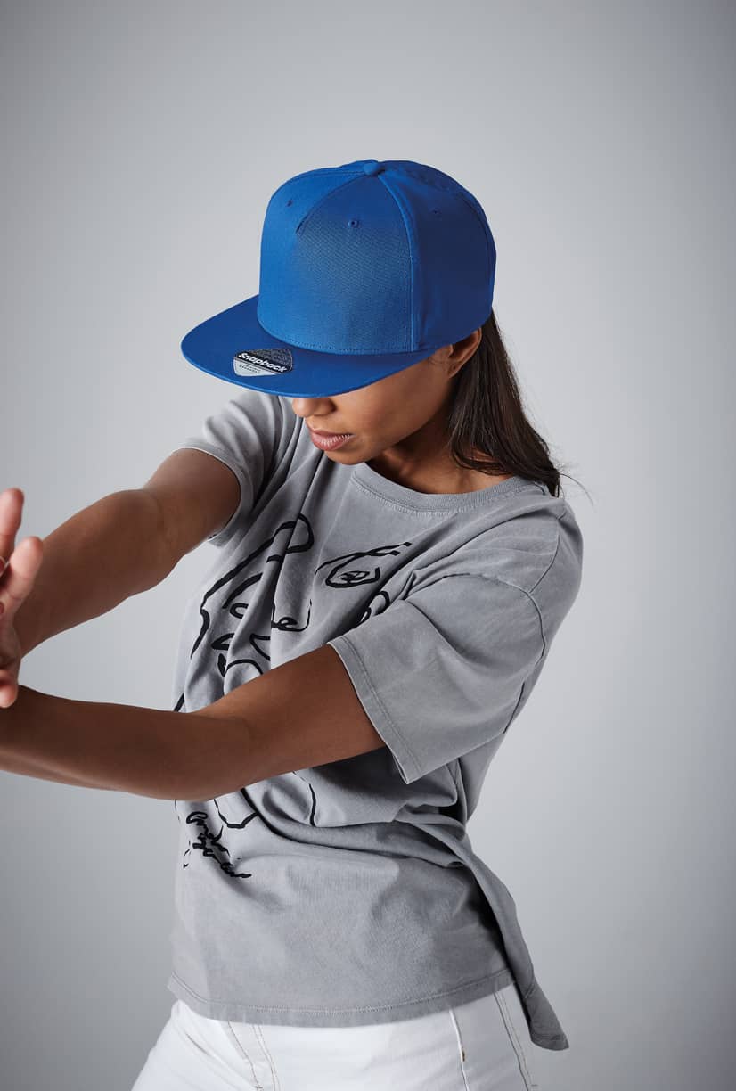 5 Panel Snapback Rapper Cap