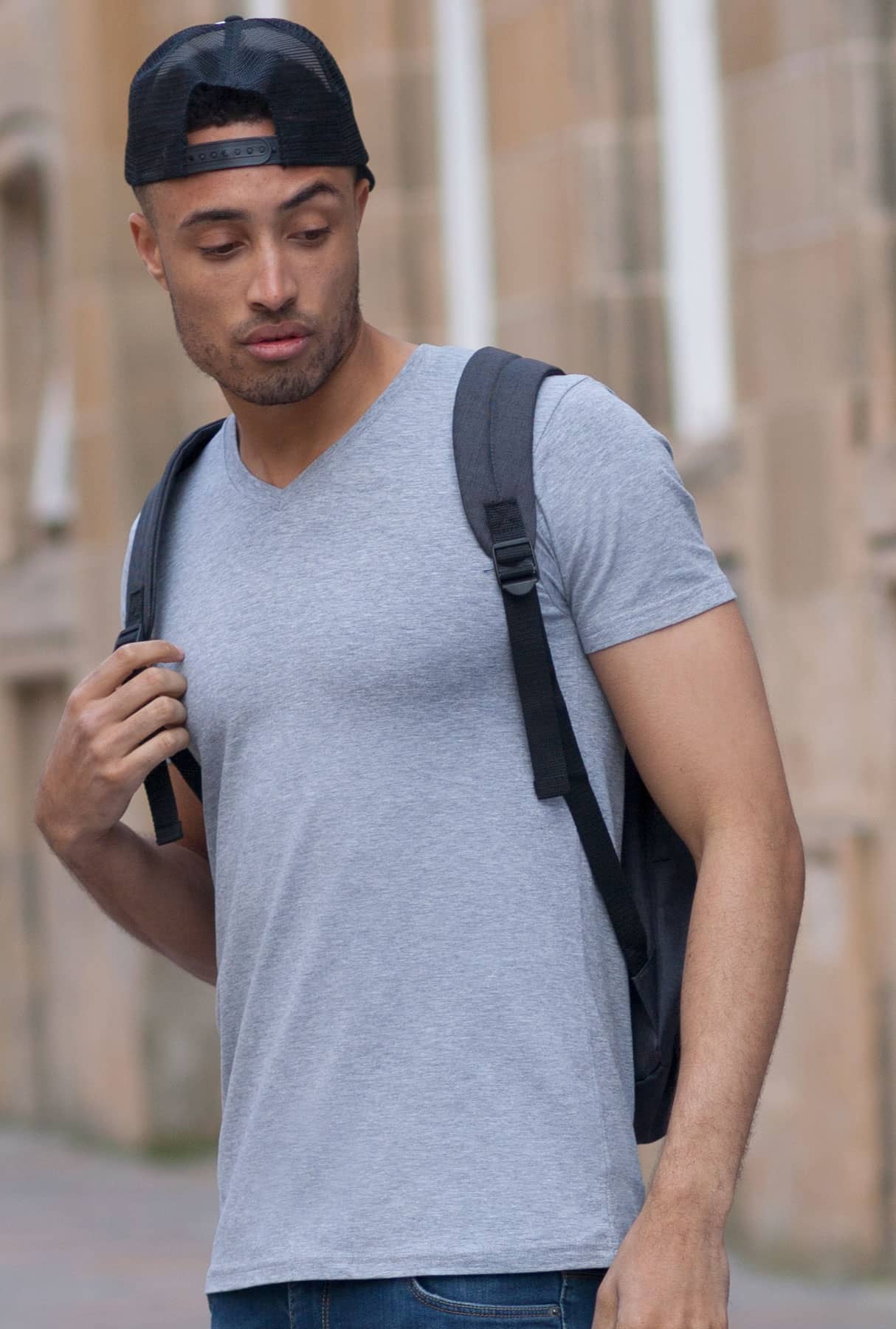Men´s Feel Good Stretch V-Neck T
