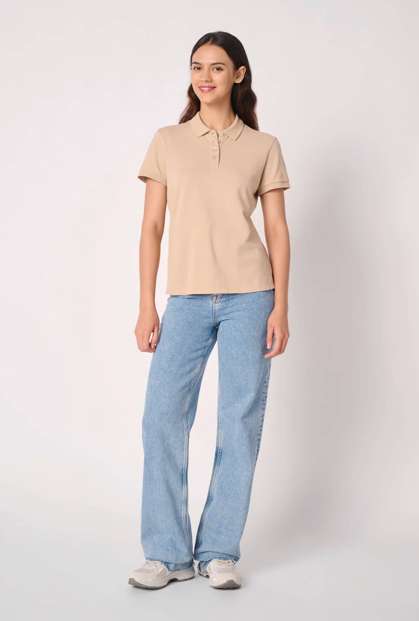 Damen Piqué-Poloshirt 221