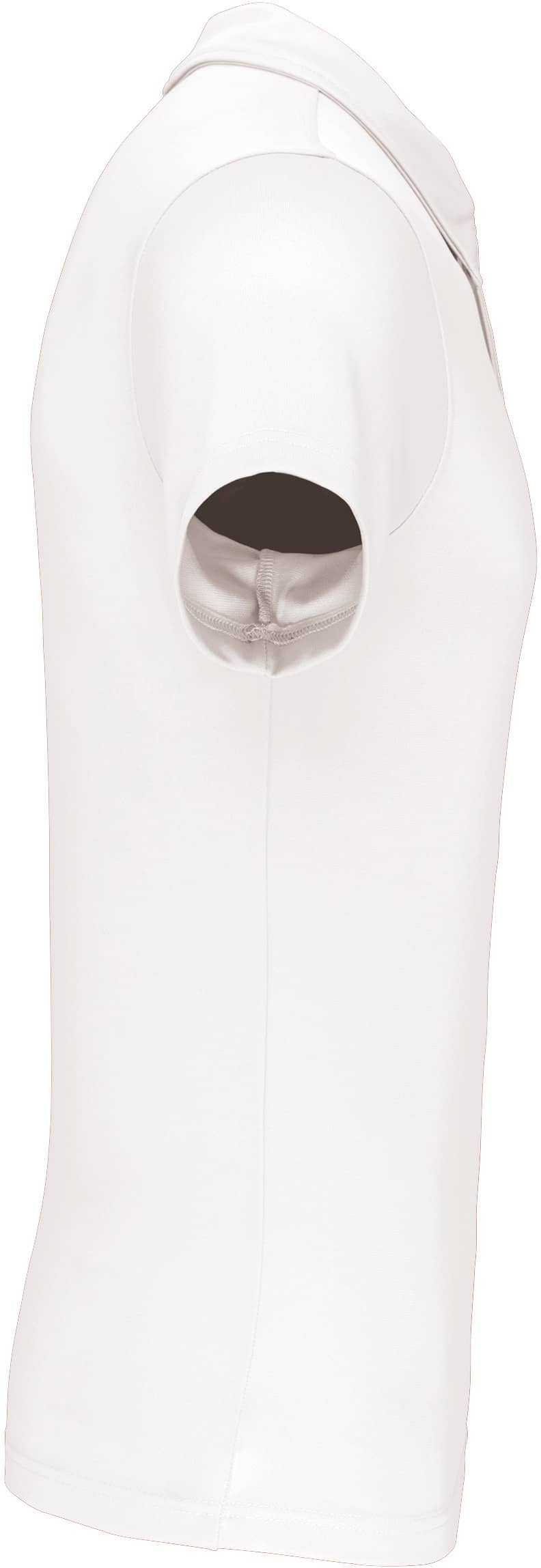 Herren Sport Funktions-Poloshirt - White