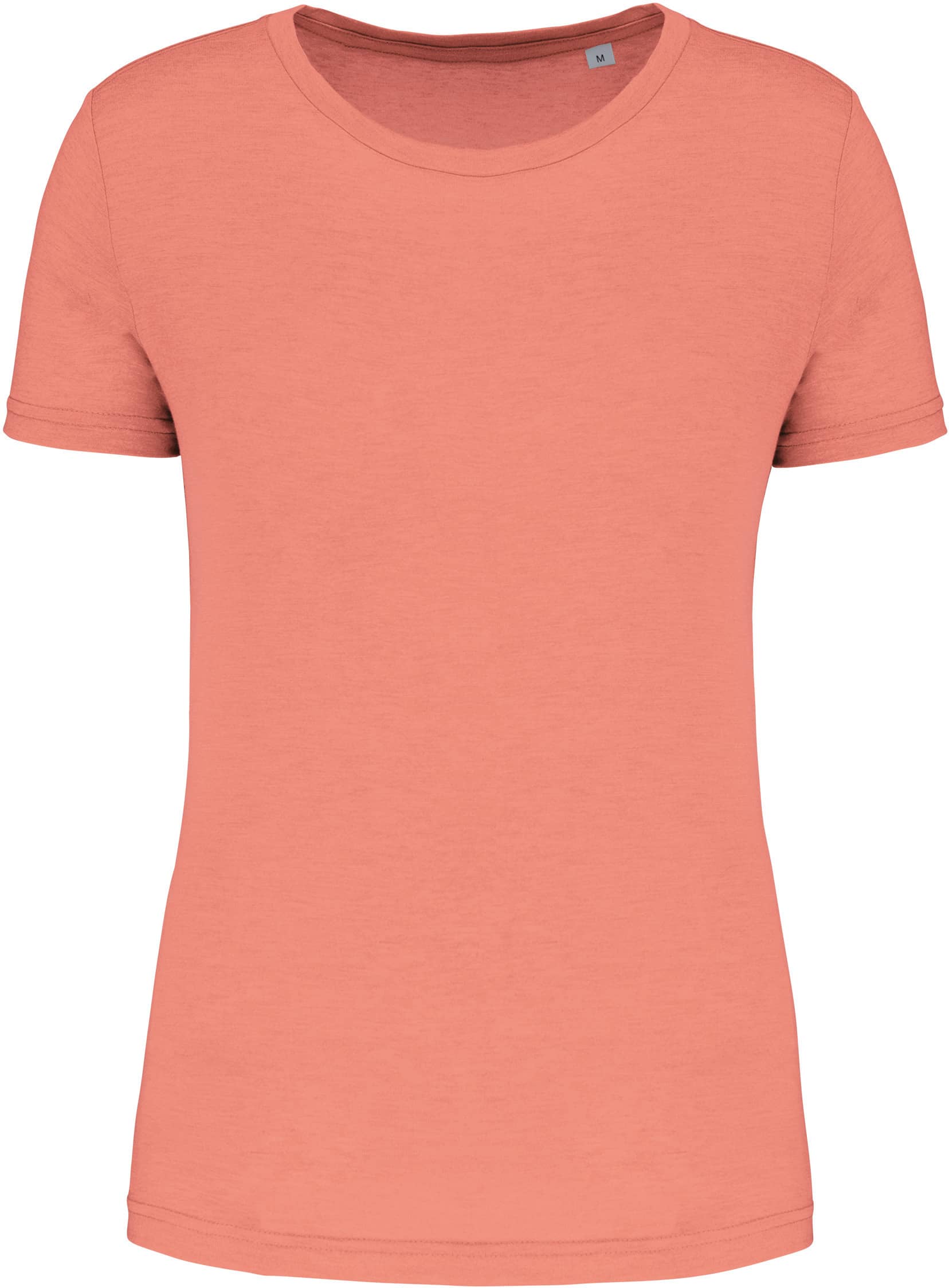 Damen-Triblend-Sportshirt mit Rundhalsausschnitt