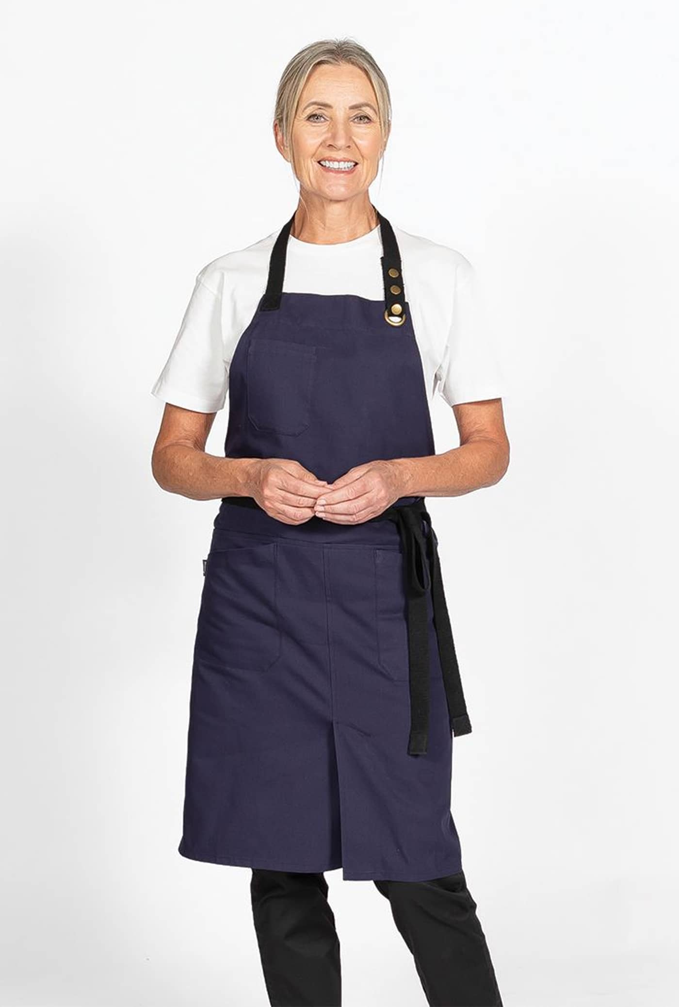 Canvas Apron with Brass Eyelets