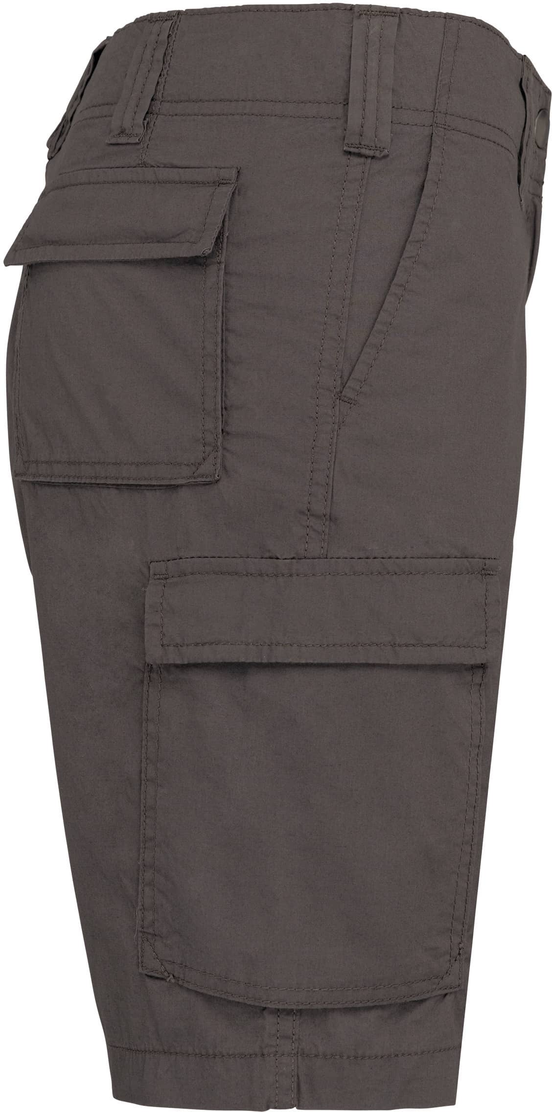 Leichte Bermuda-Shorts für Damen mit mehreren Taschen