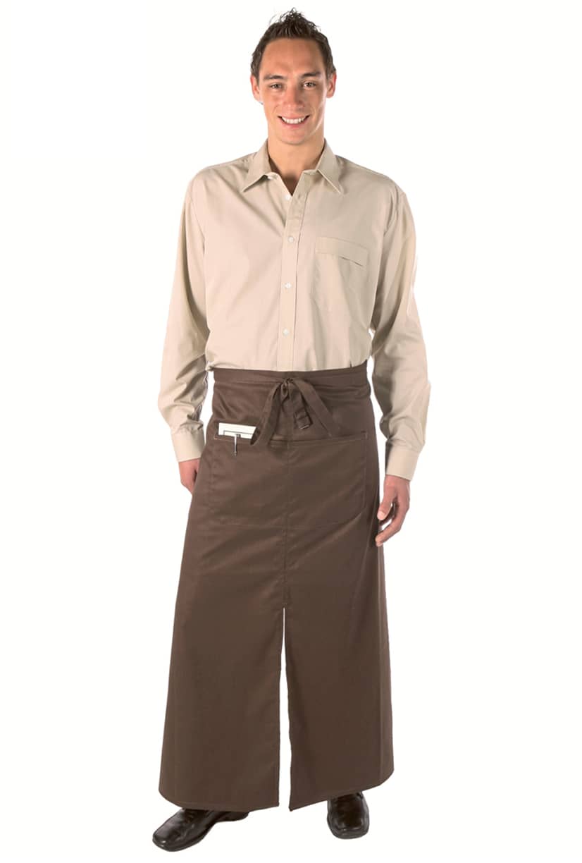 Bistro Apron With Split And Front Pocket