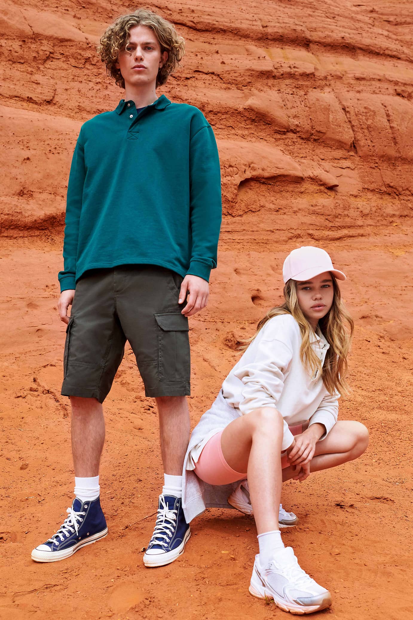 Unisex Polo Collar Sweatshirt Heritage