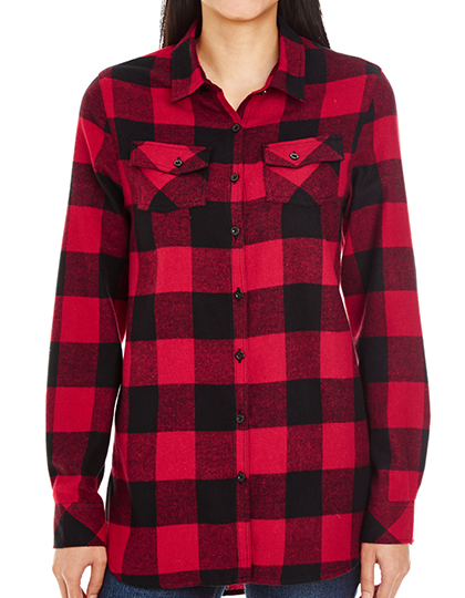 Ladies´ Woven Plaid Flannel Shirt