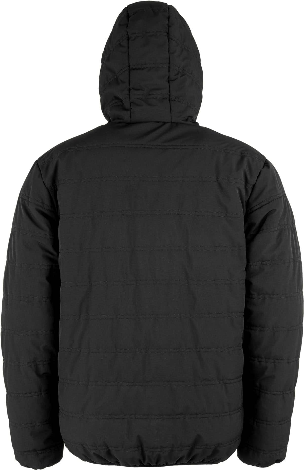 Recycled Black Compass Padded Winter Jacket