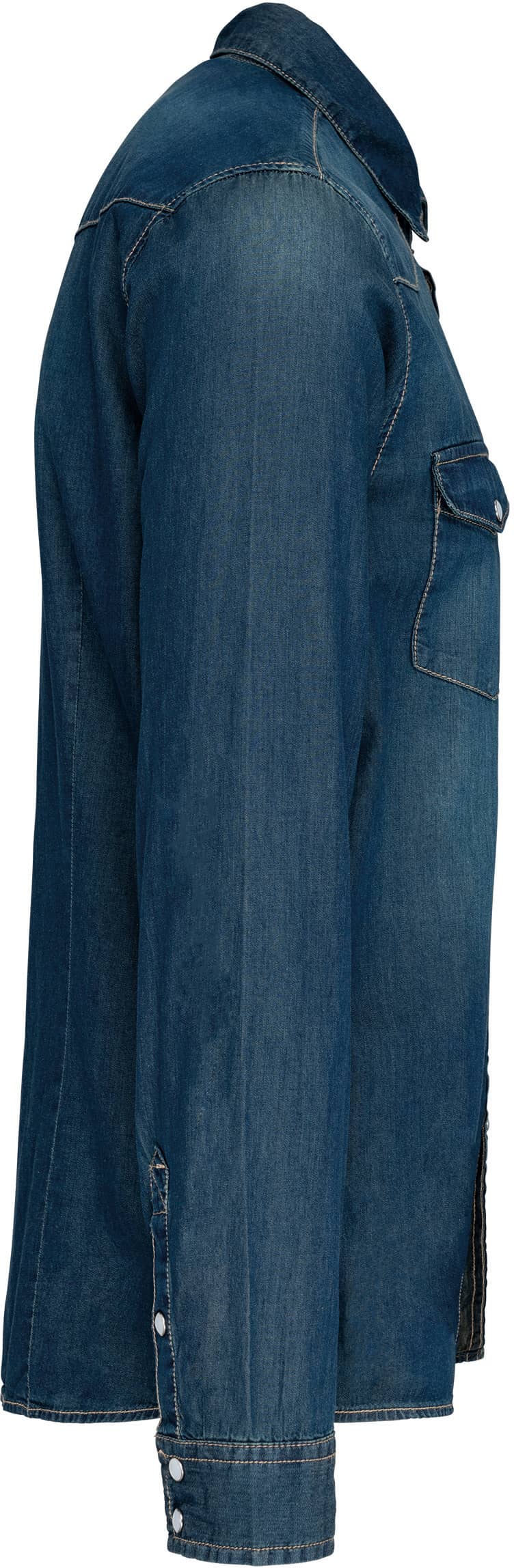 Herren Denim-Hemd langarm