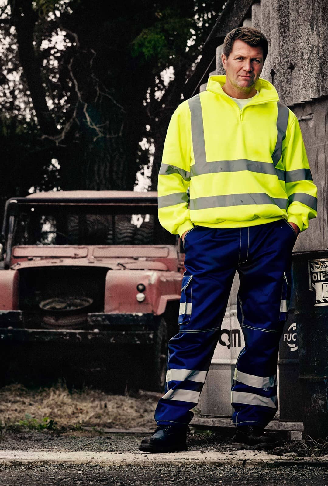 Hi-Vis 1/4 Zip Sweatshirt