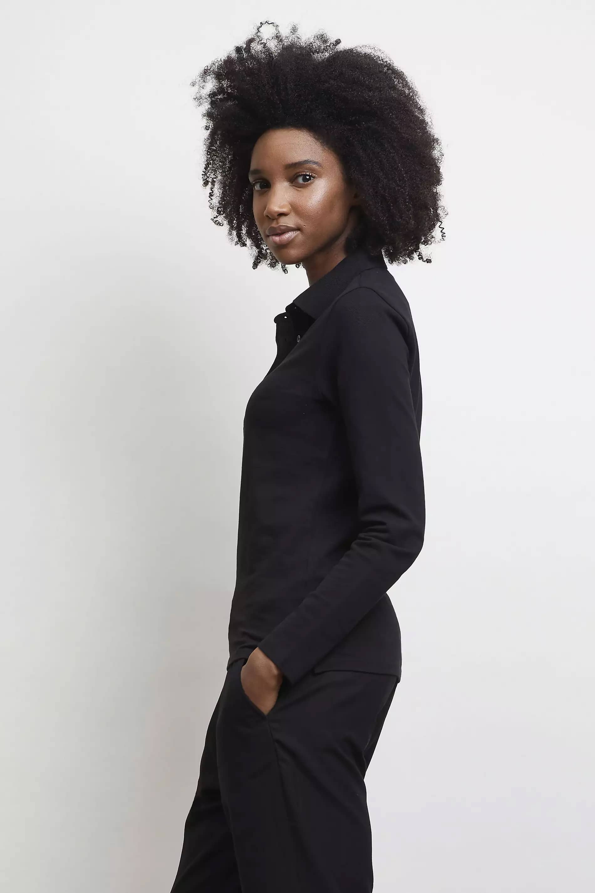 Women´s Long Sleeve Polo Shirt Owen