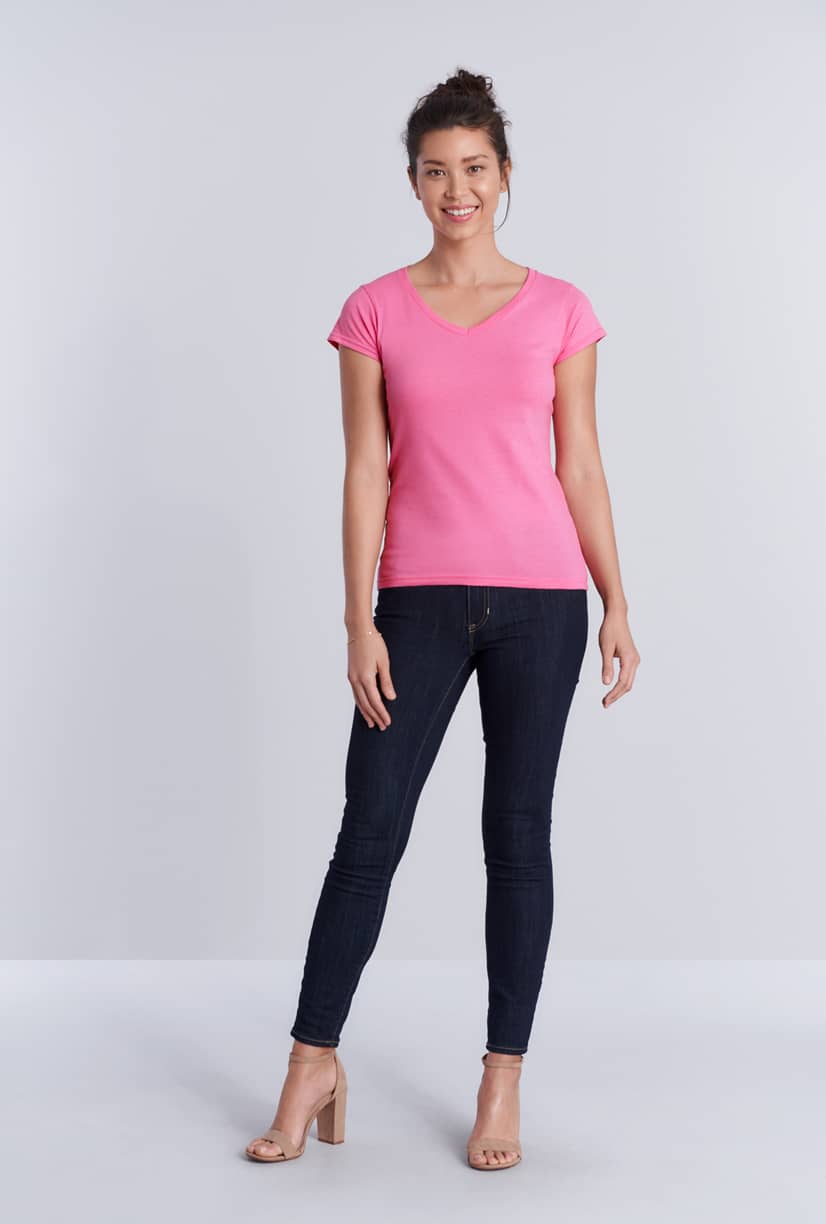 Softstyle® Women´s V-Neck T-Shirt