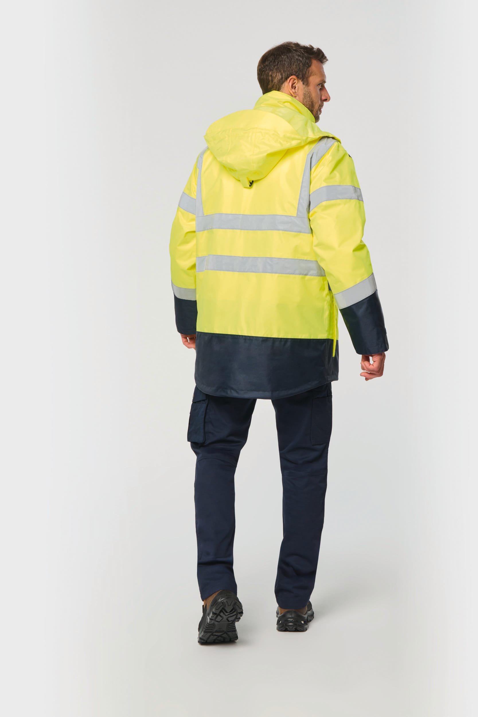 Recycelter Sicherheitsparka 4 in 1