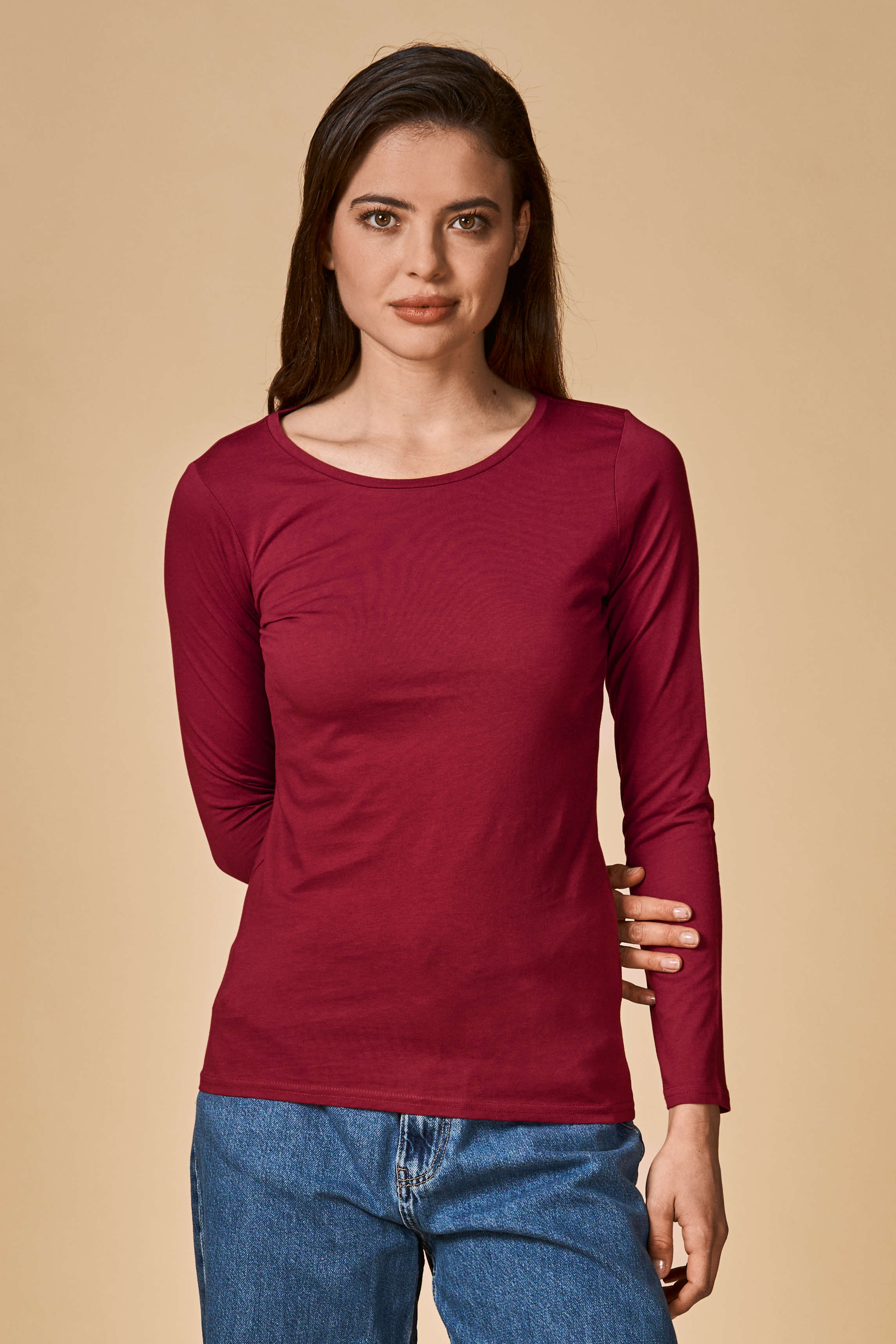 Women´s Roundneck T-Shirt Long Sleeve