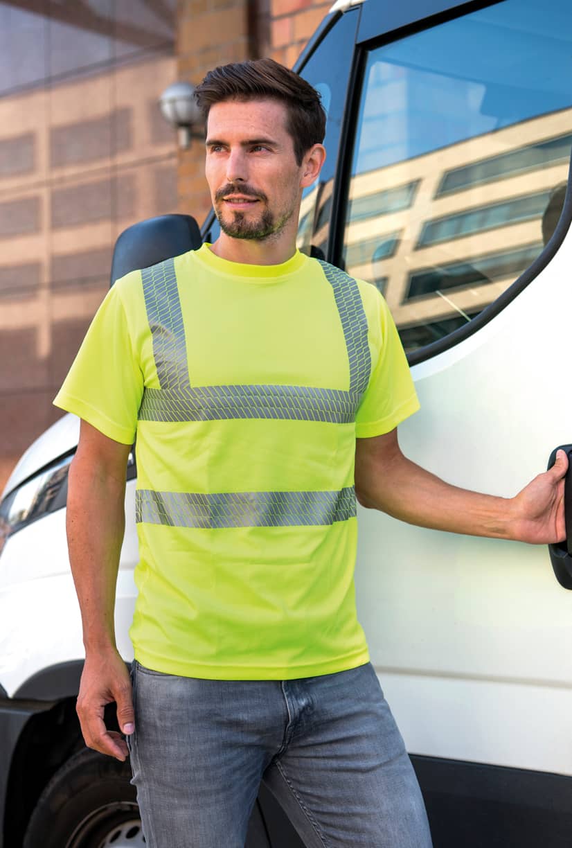 Hi-Vis Broken Reflective Premium T-Shirt Alhambra