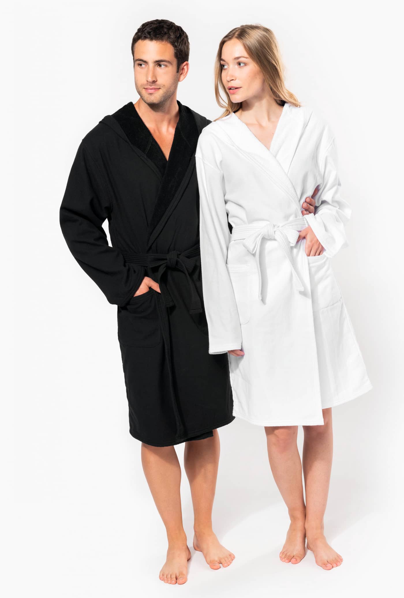 Bademantel mit Kapuze Bio