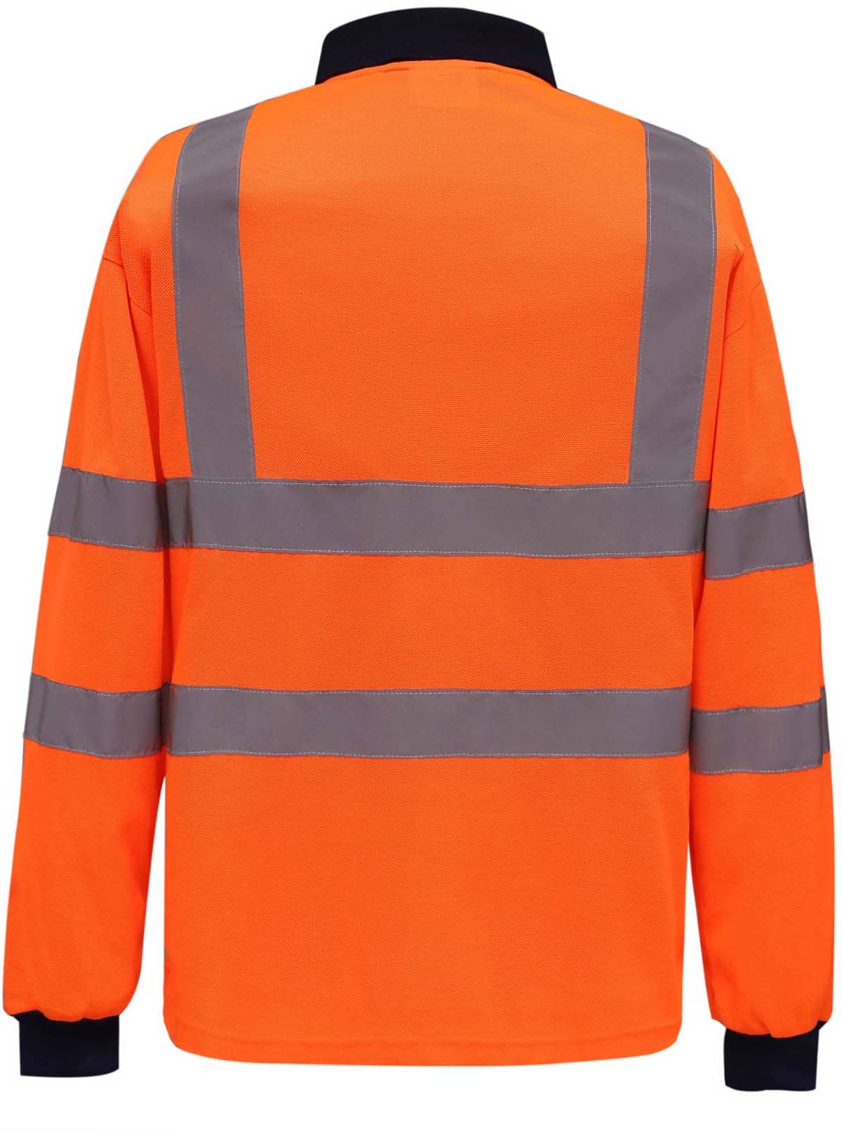 Hi-Vis Long Sleeve Polo