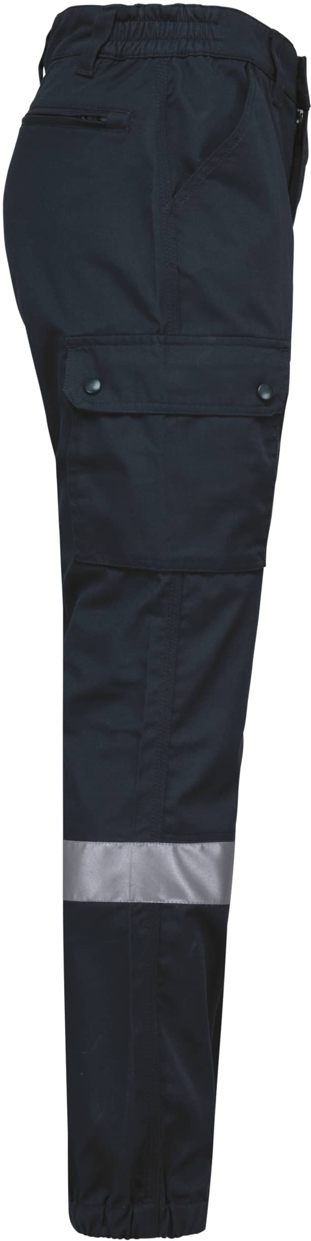 Unisex-Cargo-Hose mit elastischem Saum und reflektierendem Streifen