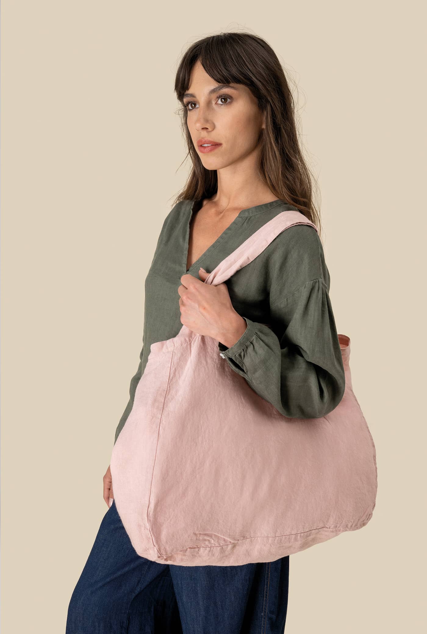 Shoppingtasche aus Leinen