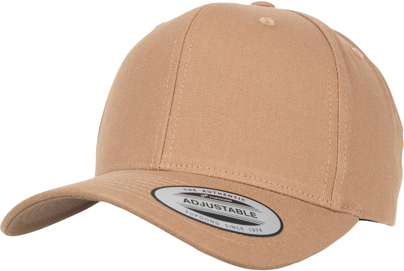 6-Panel Curved Metal Snap Cap