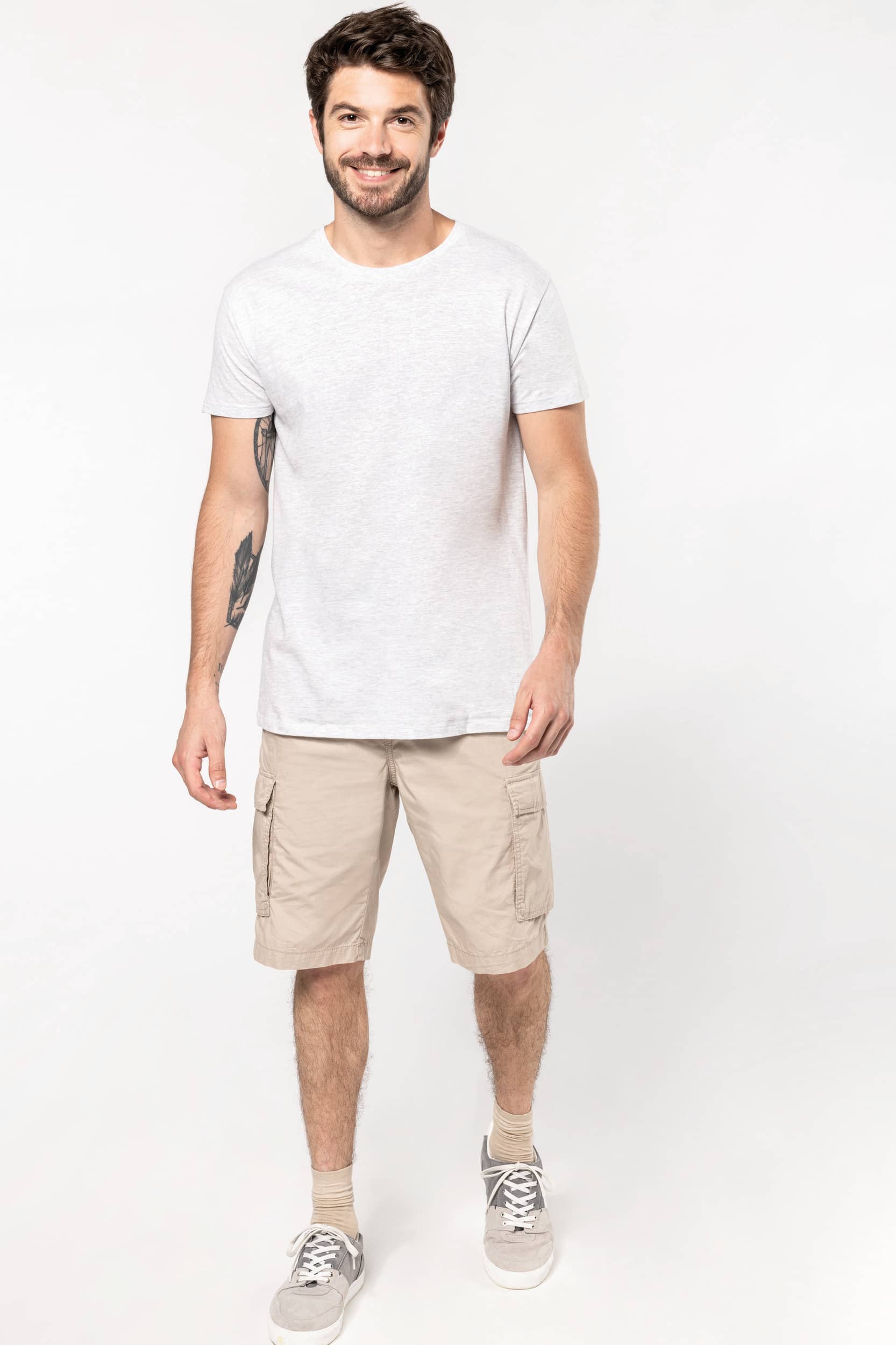 Leichte Bermuda-Shorts für Herren mit mehreren Taschen