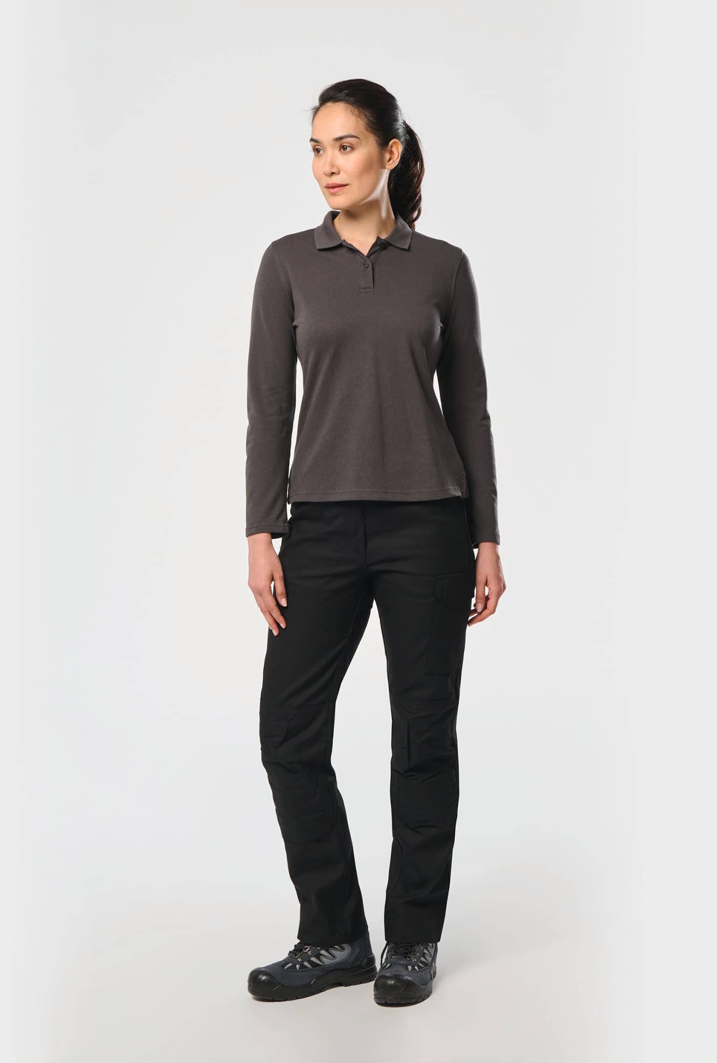 Langarm-Polohemd für Damen