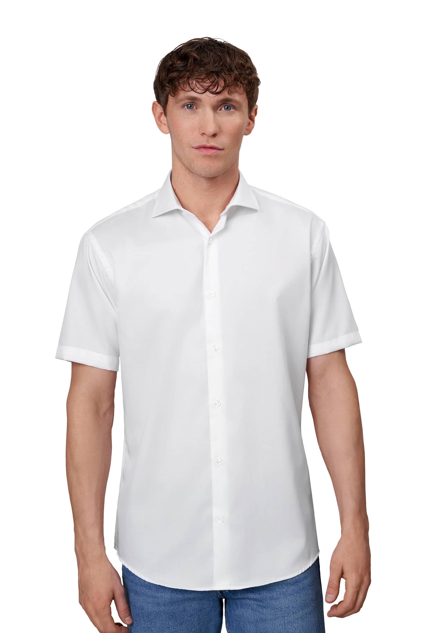 Feines SEVEN SEAS Fine Twill Hemd mit kurzen Ärmeln