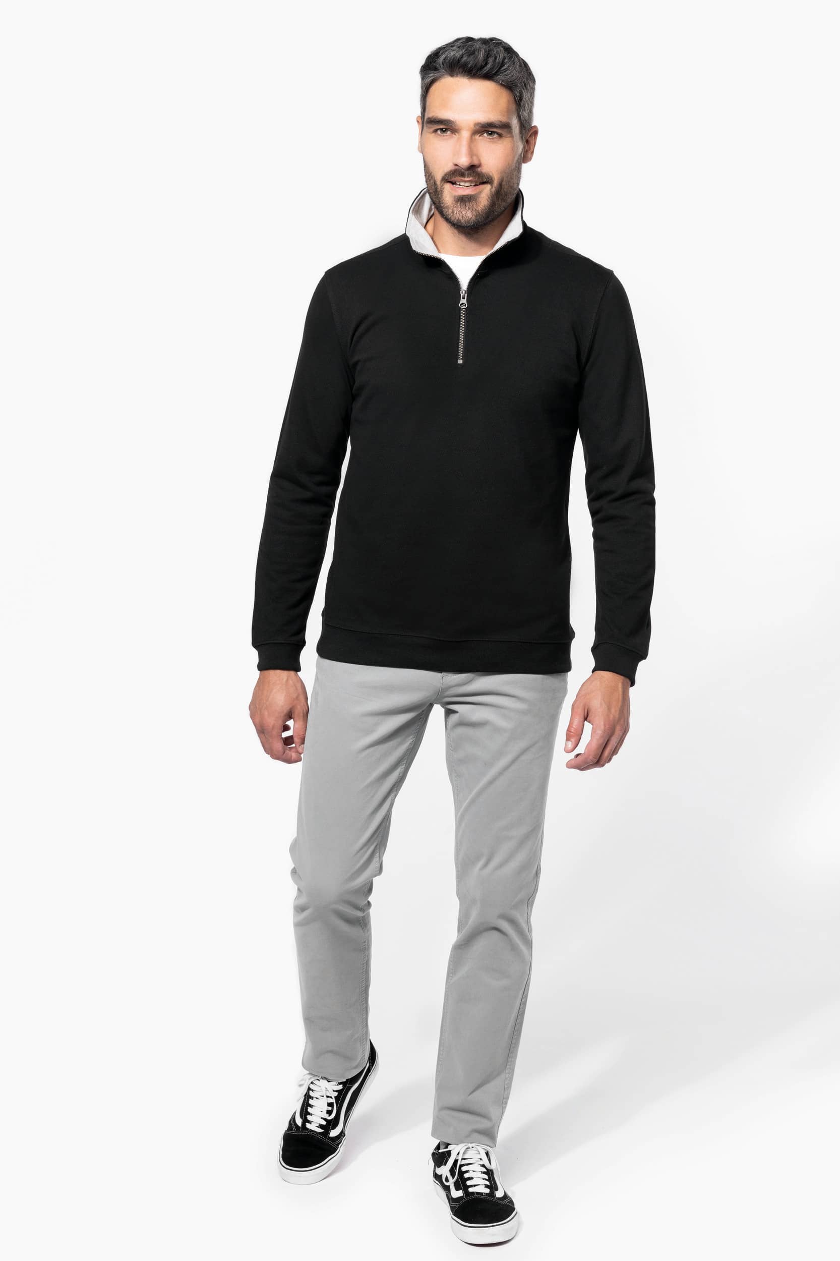 Trucker - Zip Neck Sweat-Shirt