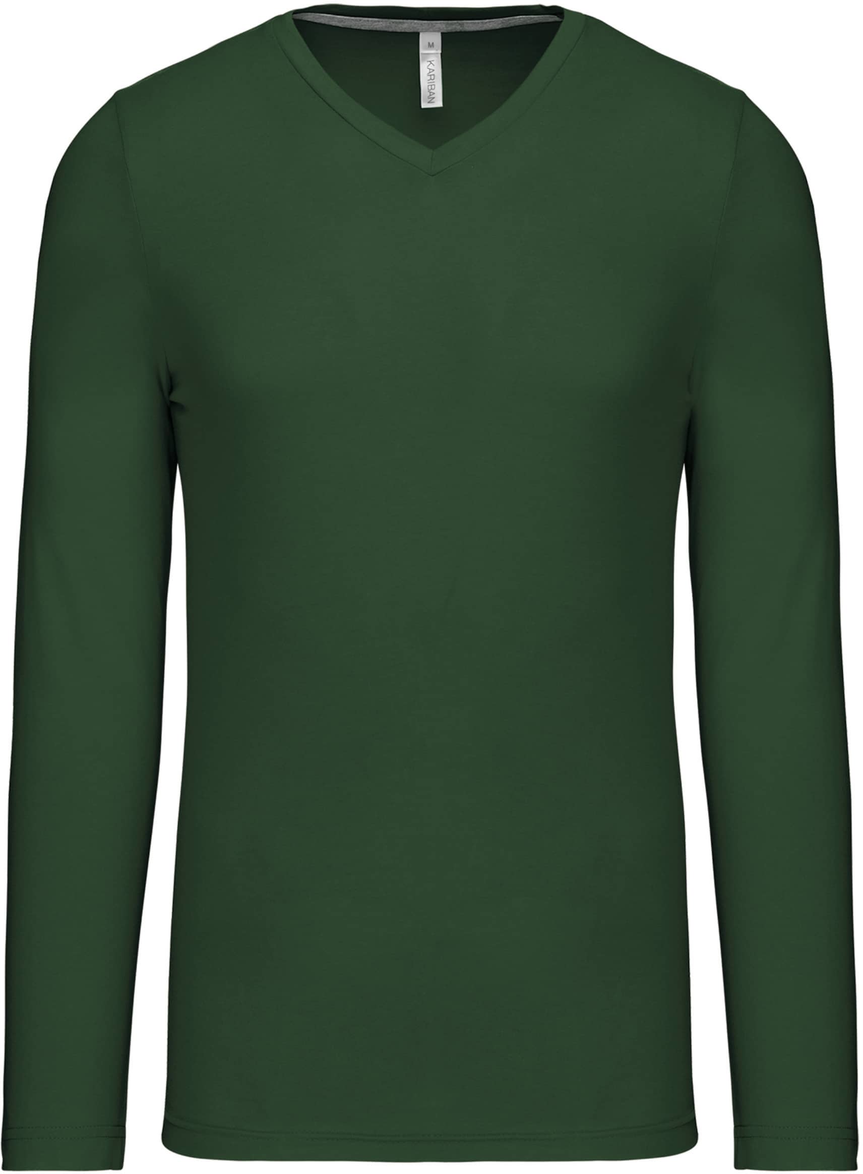 Men`s long-sleeved V-Neck T-shirt