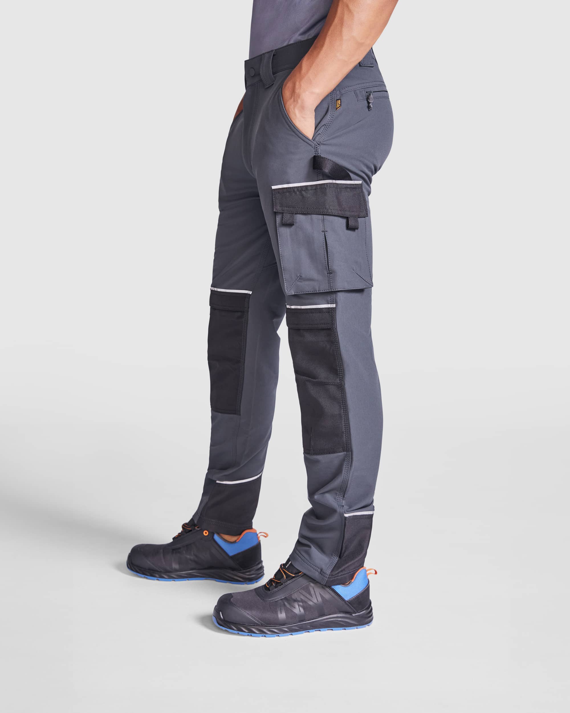 Multi-pocket Stretch Work Trousers Wall