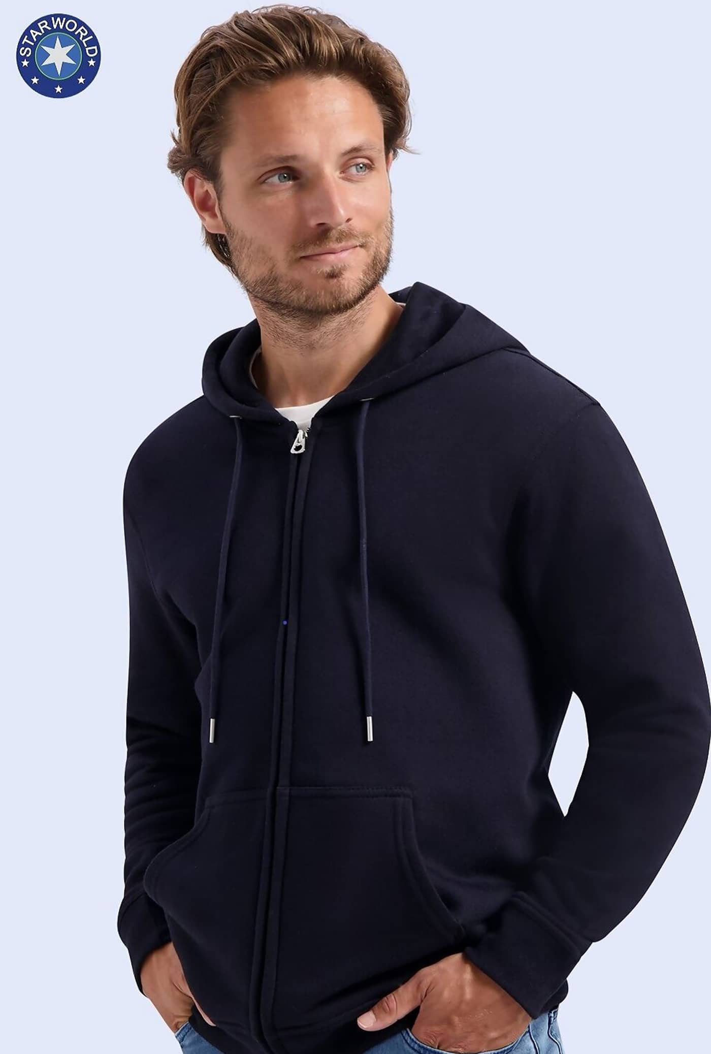 Unisex Full Zip Hooded Jacket