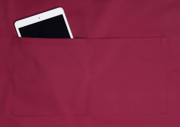 Latzschürze Basic mit Tasche und Schnalle