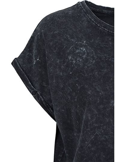 Ladies´ Acid Washed Extended Shoulder Tee