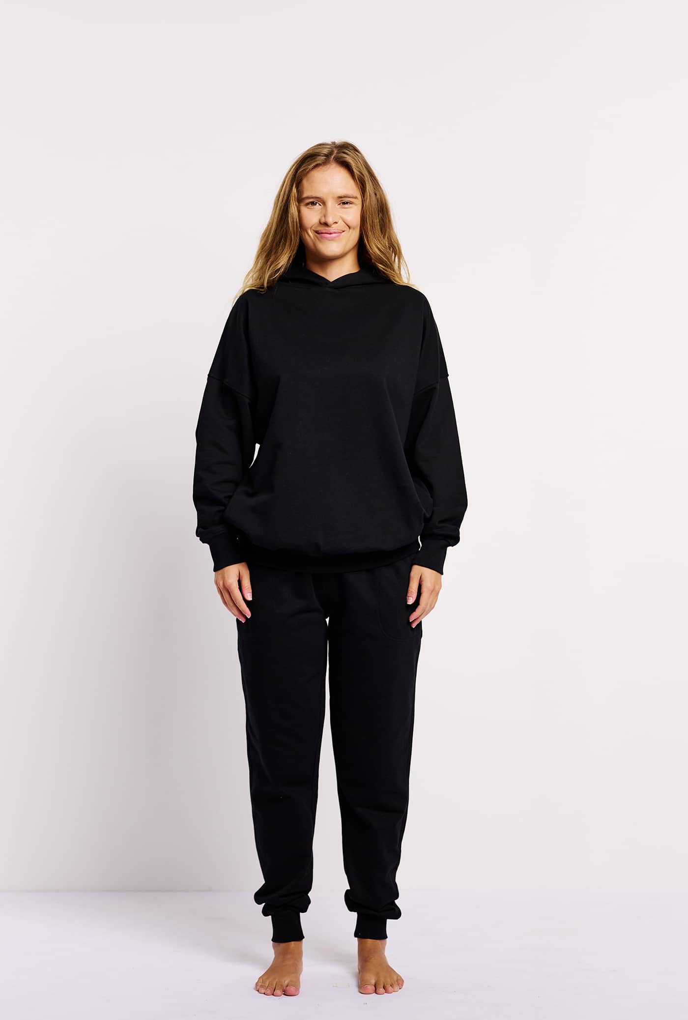 Tiger Cotton Oversized Hoodie with Side Pockets