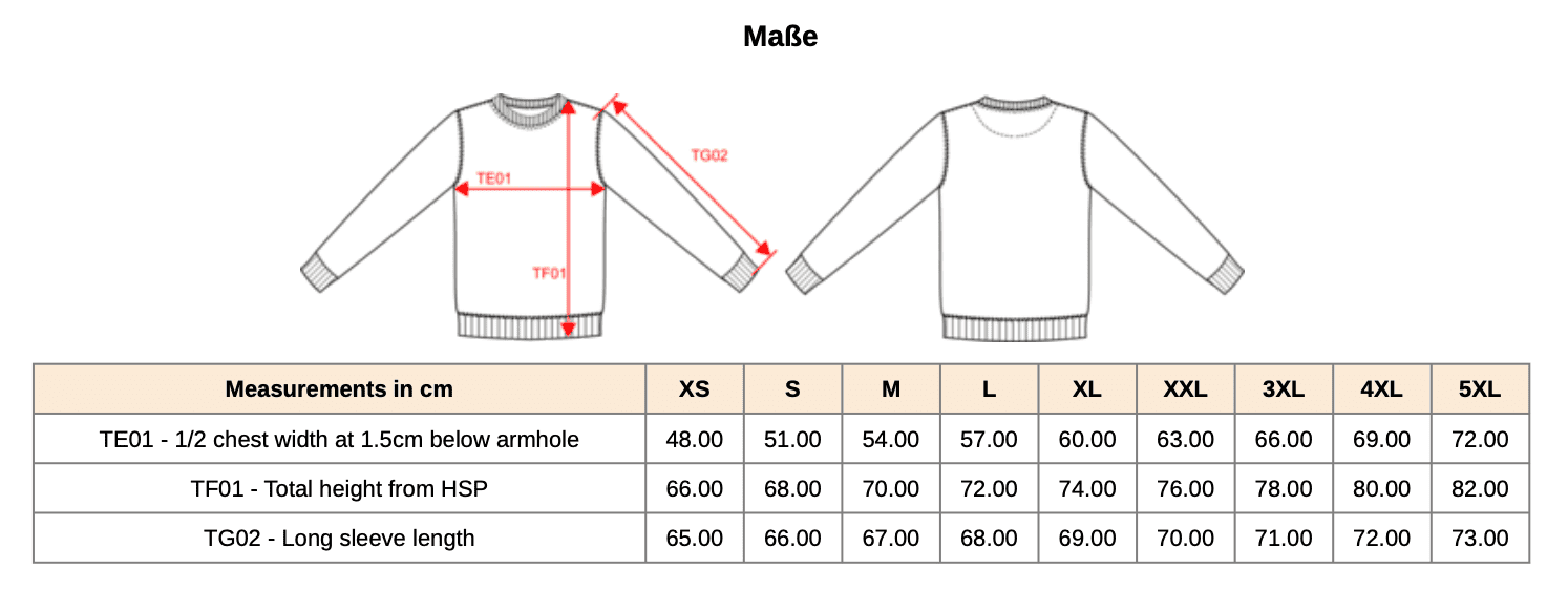 Umweltfreundliches Sweatshirt mit Rundhalsausschnitt