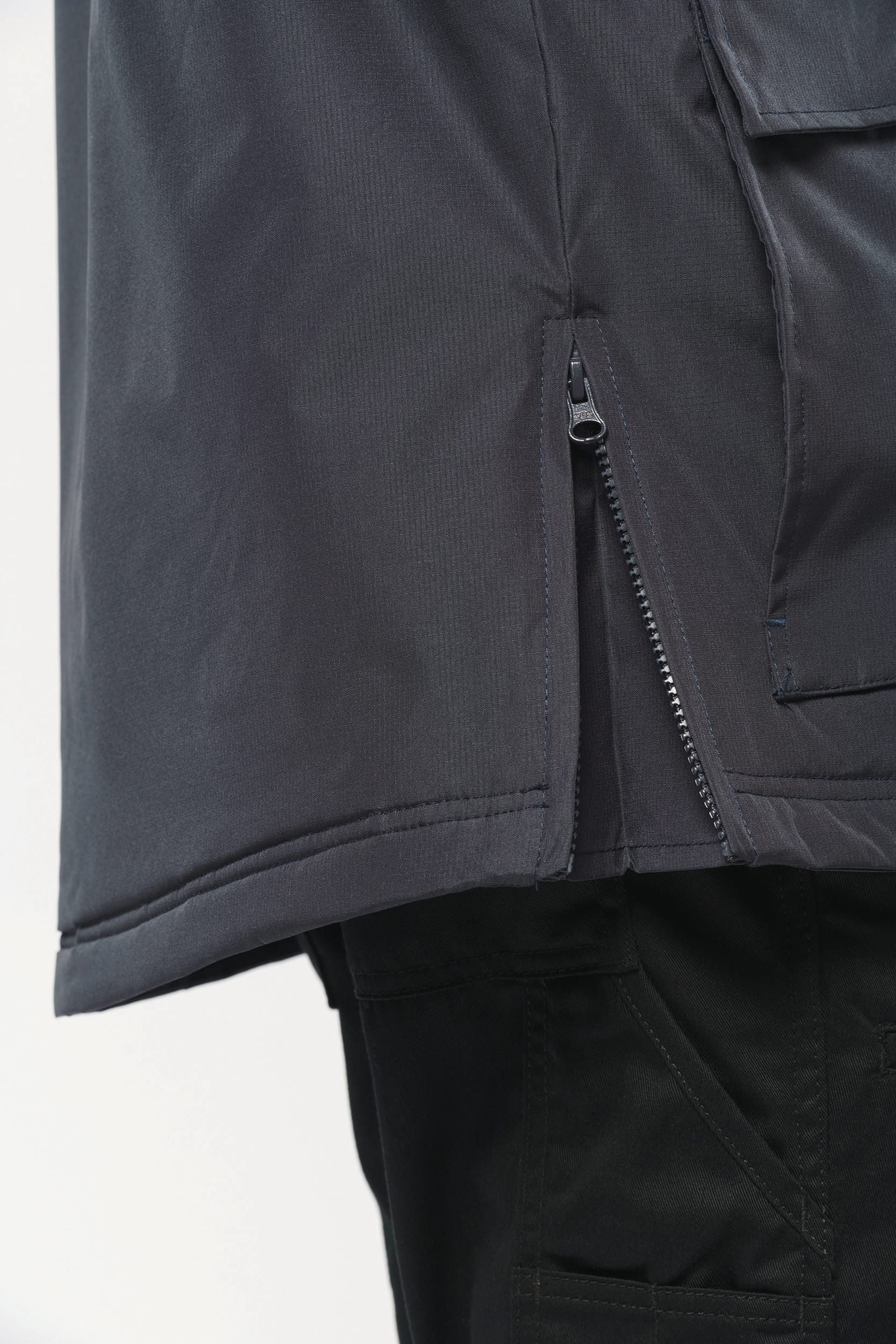 Workwear Parka mit abtrennbaren Ärmeln