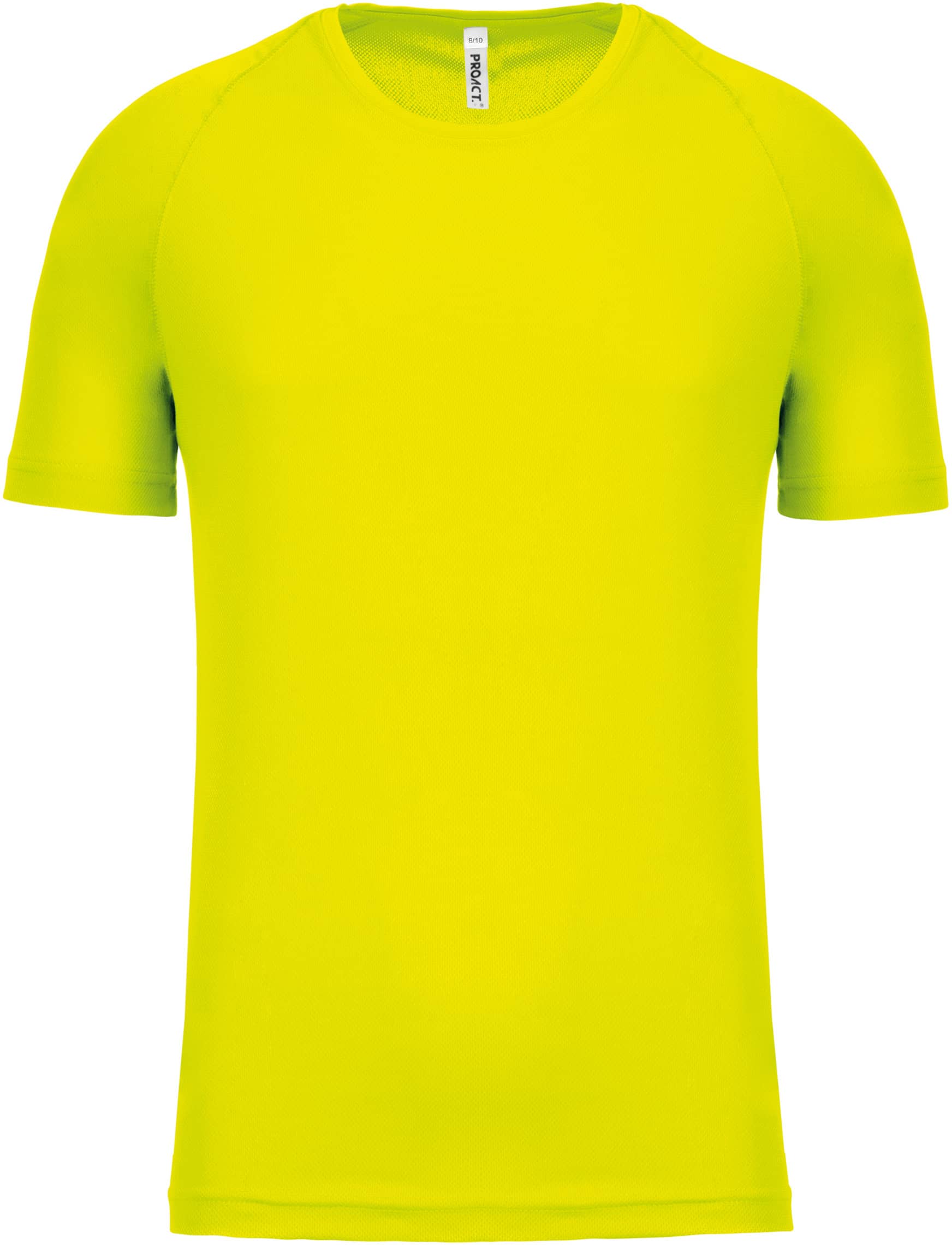 Kinder Basic Sport Funktionsshirt Kurzarm - Fluorescent