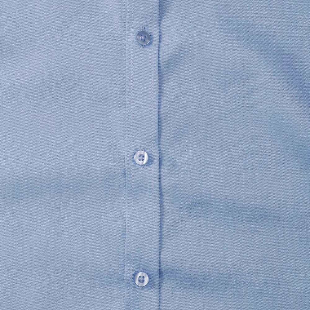 Men's Long Sleeve Tailored Herringbone Shirt