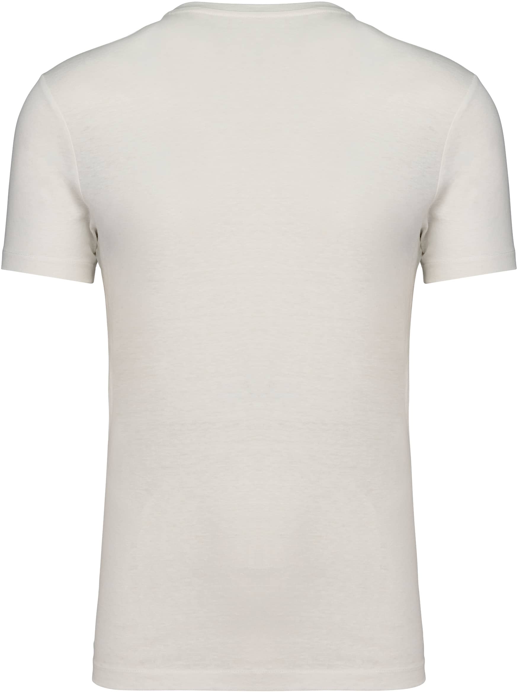 Umweltfreundliches Unisex-T-Shirt aus Biobaumwolle und Leinen