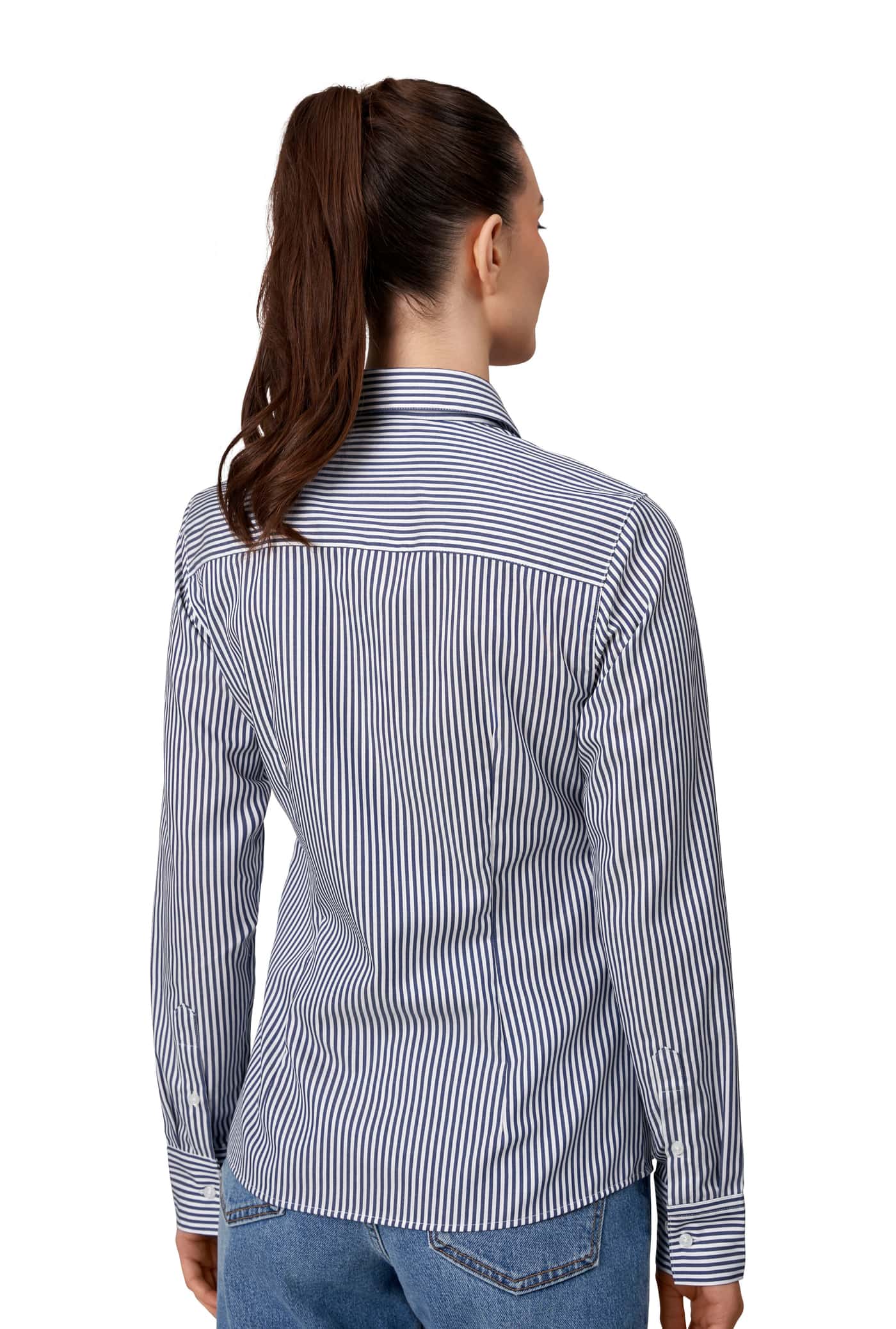 Seven Seas moderne Fine Twill Cadet Damen Bluse