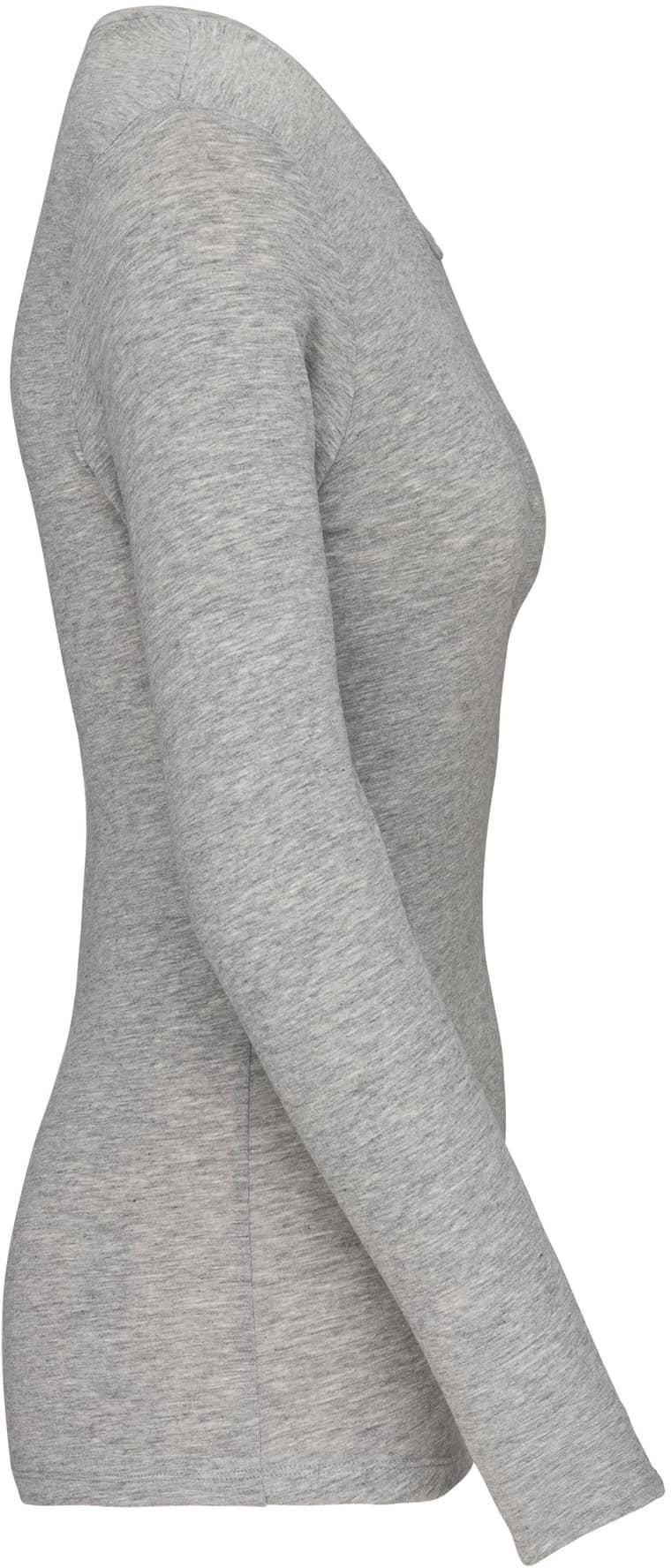 Damen Langarm-T-Shirt mit Rundhalsausschnitt
