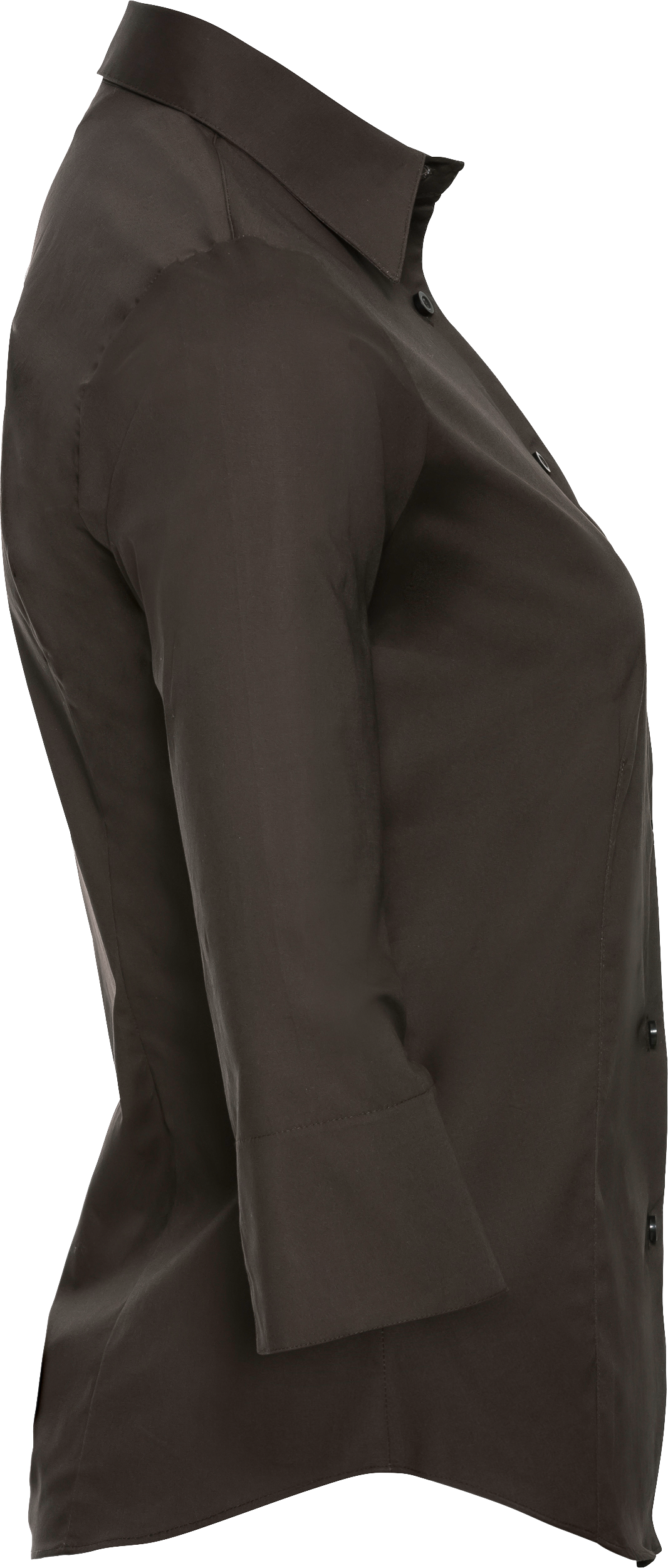 Ladies' Long Sleeve Classic Pure Cotton Poplin Shirt