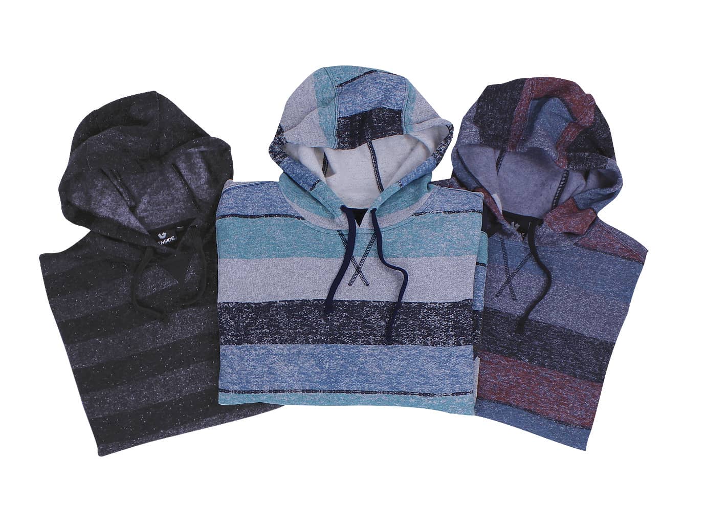 Printed Striped Marl Pullover
