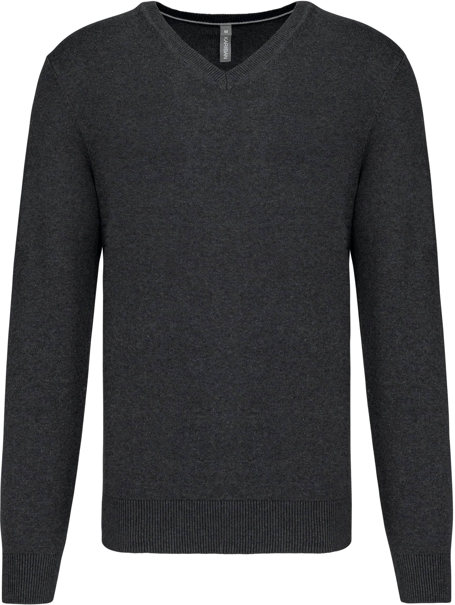 Premium-Pullover mit V-Ausschnitt
