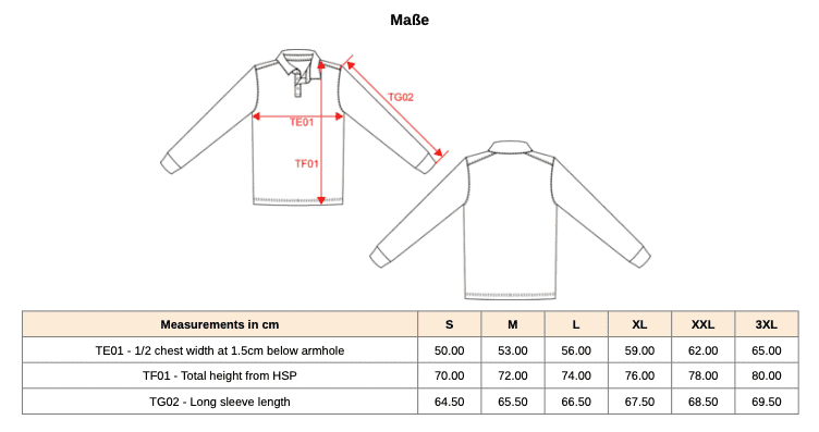 Langarm-Polohemd für Herren aus Jersey
