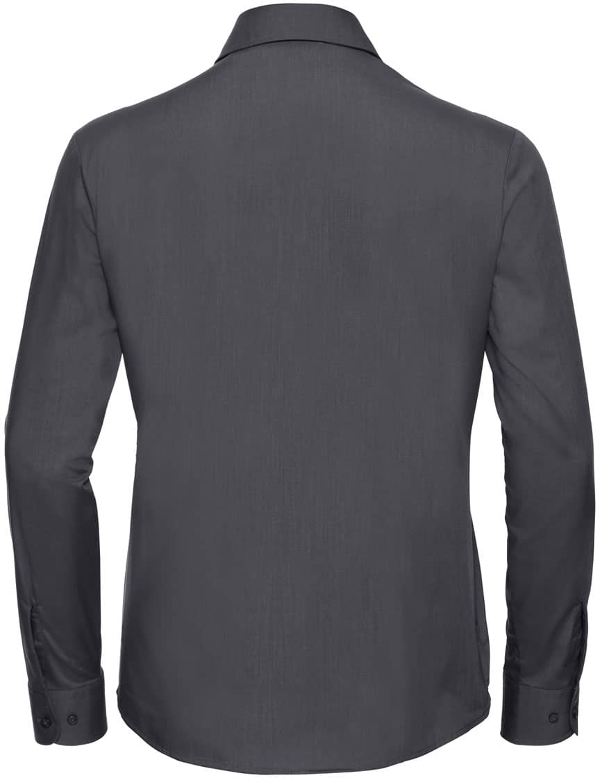 Ladies' Long Sleeve Classic Polycotton Poplin Shirt