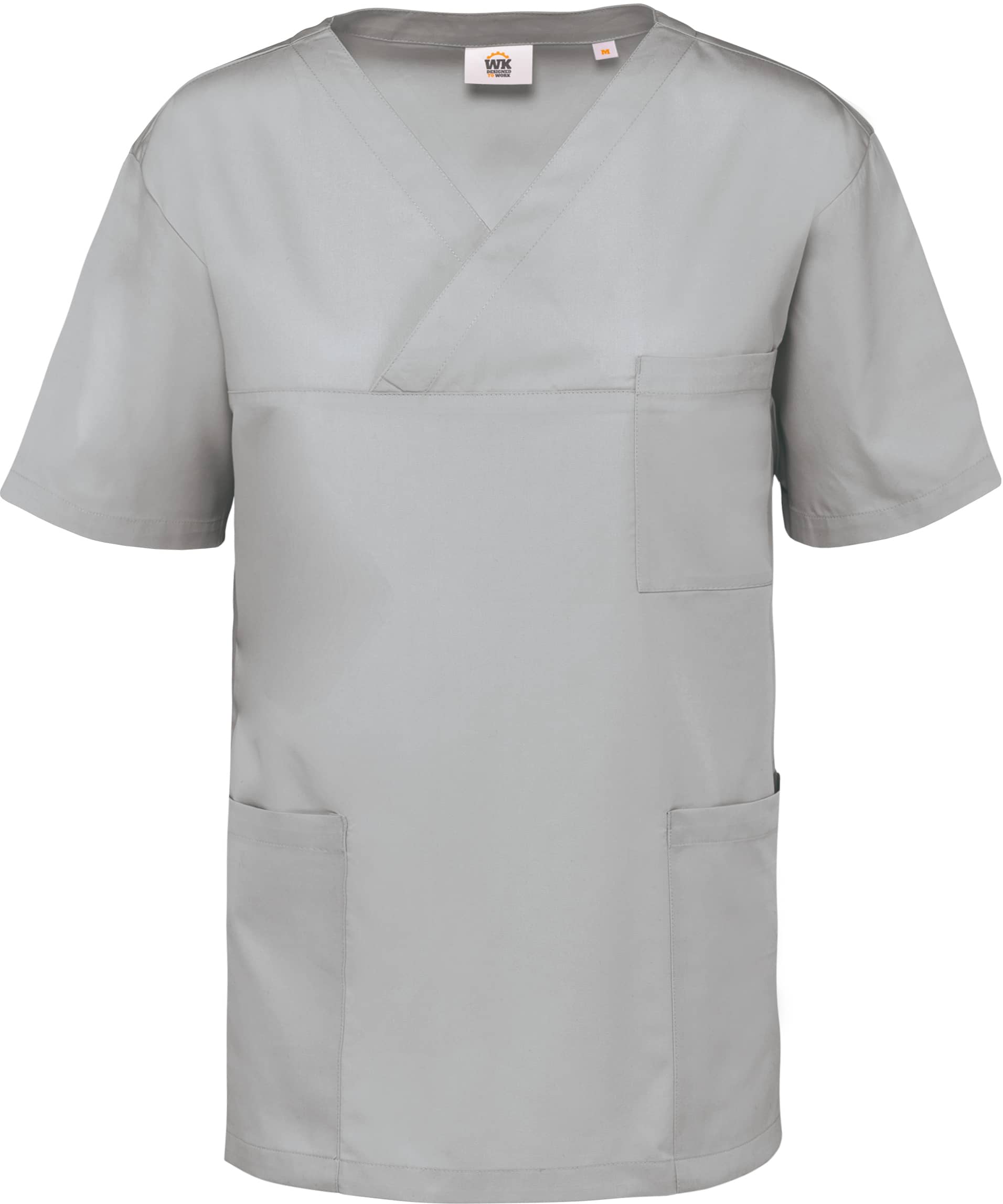 Kurzärmlige Unisex-Tunika aus Baumwollpolyester