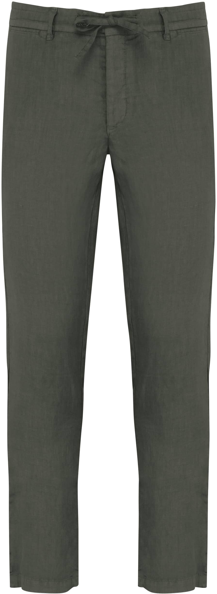 Ausgewaschene Herrenhose aus Leinen